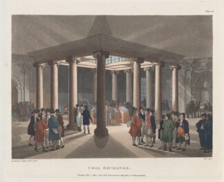 Coal Exchange by Thomas Rowlandson