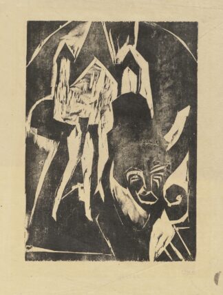Cocotte on the Street 2 by Ernst Ludwig Kirchner