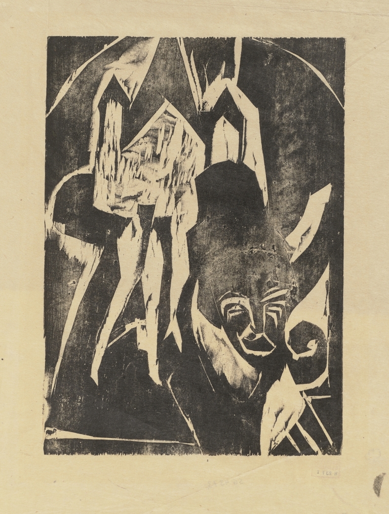 Cocotte on the Street 2 by Ernst Ludwig Kirchner