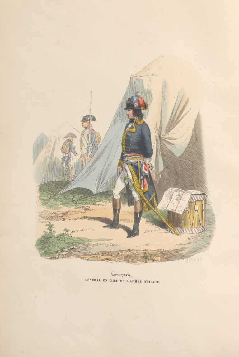 Collection des types de tous les corps et des uniformes militaires de la République et de l’Émpire Pl.01 by Hippolyte Bellangé