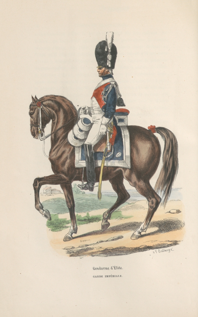 Collection des types de tous les corps et des uniformes militaires de la République et de l’Émpire Pl.31 by Hippolyte Bellangé
