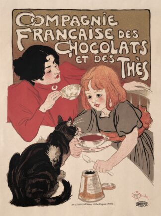 Compagnie Française des Chocolate et des Thés by Théophile Alexandre Steinlen