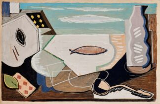 Composition au poisson by Louis Marcoussis