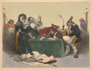 Conference in London by Honoré Daumier
