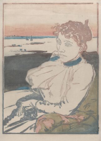 Convalescent, Mme Lepère by Auguste Louis Lepère