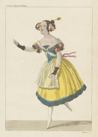 Costume de Mme. Alexis dans le ballet de Stradella, Opéra, Acte IV by Martinet-Hautecoeur