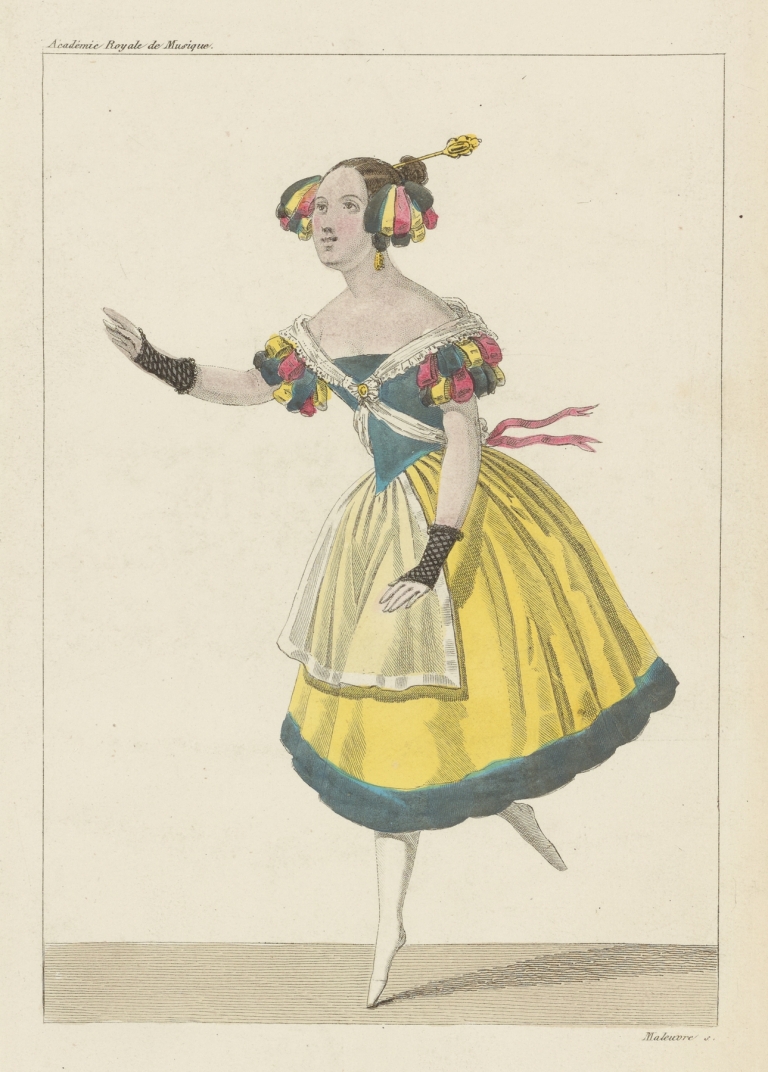 Costume de Mme. Alexis dans le ballet de Stradella, Opéra, Acte IV by Martinet-Hautecoeur
