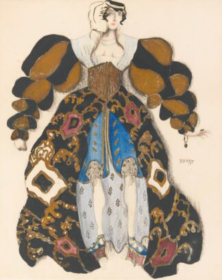 Costume Design For Potiphar’s Wife In The Legend Of Joseph by Léon Bakst