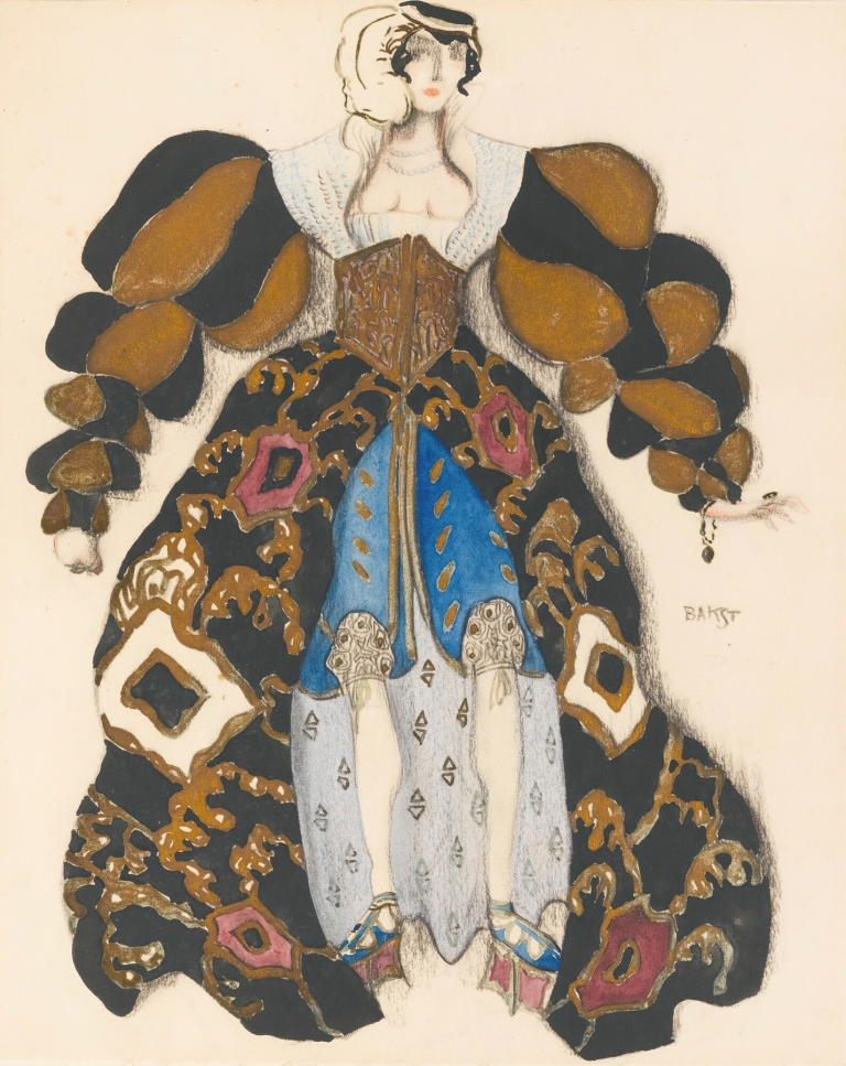 Costume Design For Potiphar’s Wife In The Legend Of Joseph by Léon Bakst