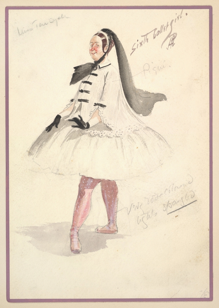 Costume Design for ‘Sixth Ballet Girl’ by Percy Anderson