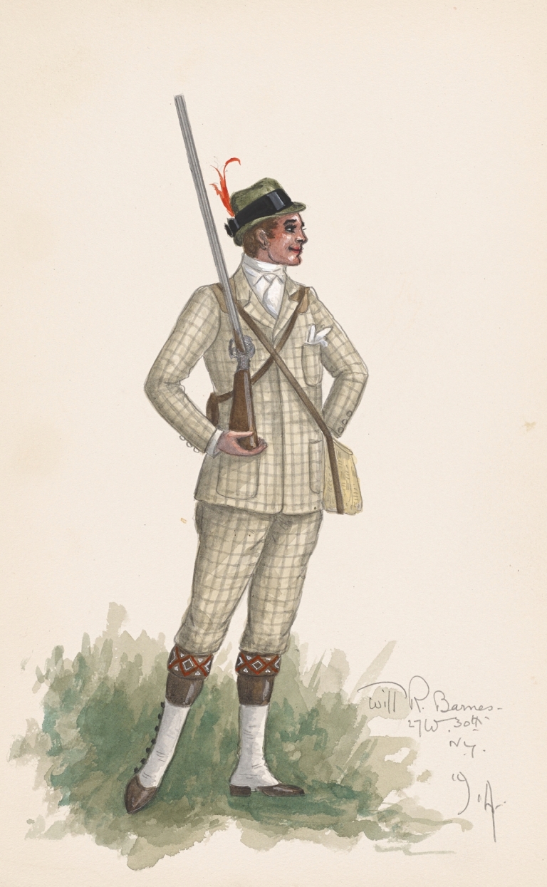 Costume for men by Will R. Barnes