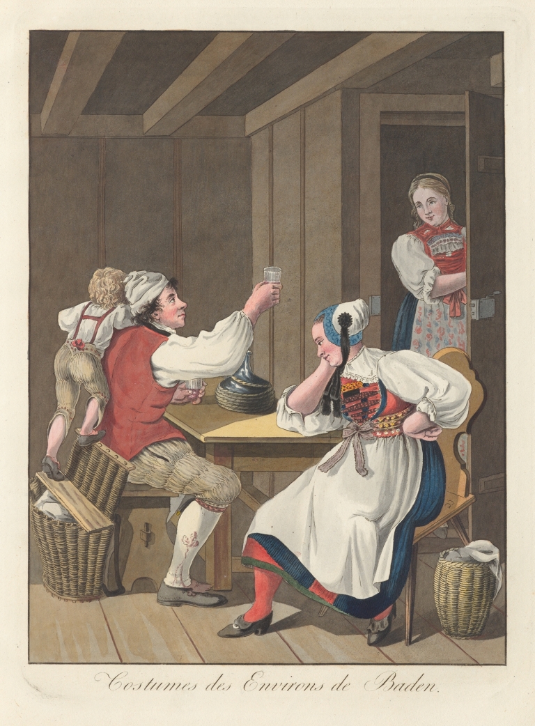 Costumes des Environs de Baden by Joseph Reinhart