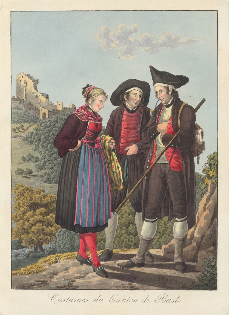Costumes du Canton de Basle by Joseph Reinhart
