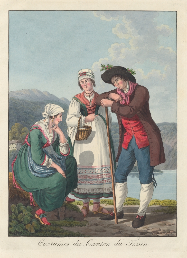 Costumes du Canton du Tessin by Joseph Reinhart