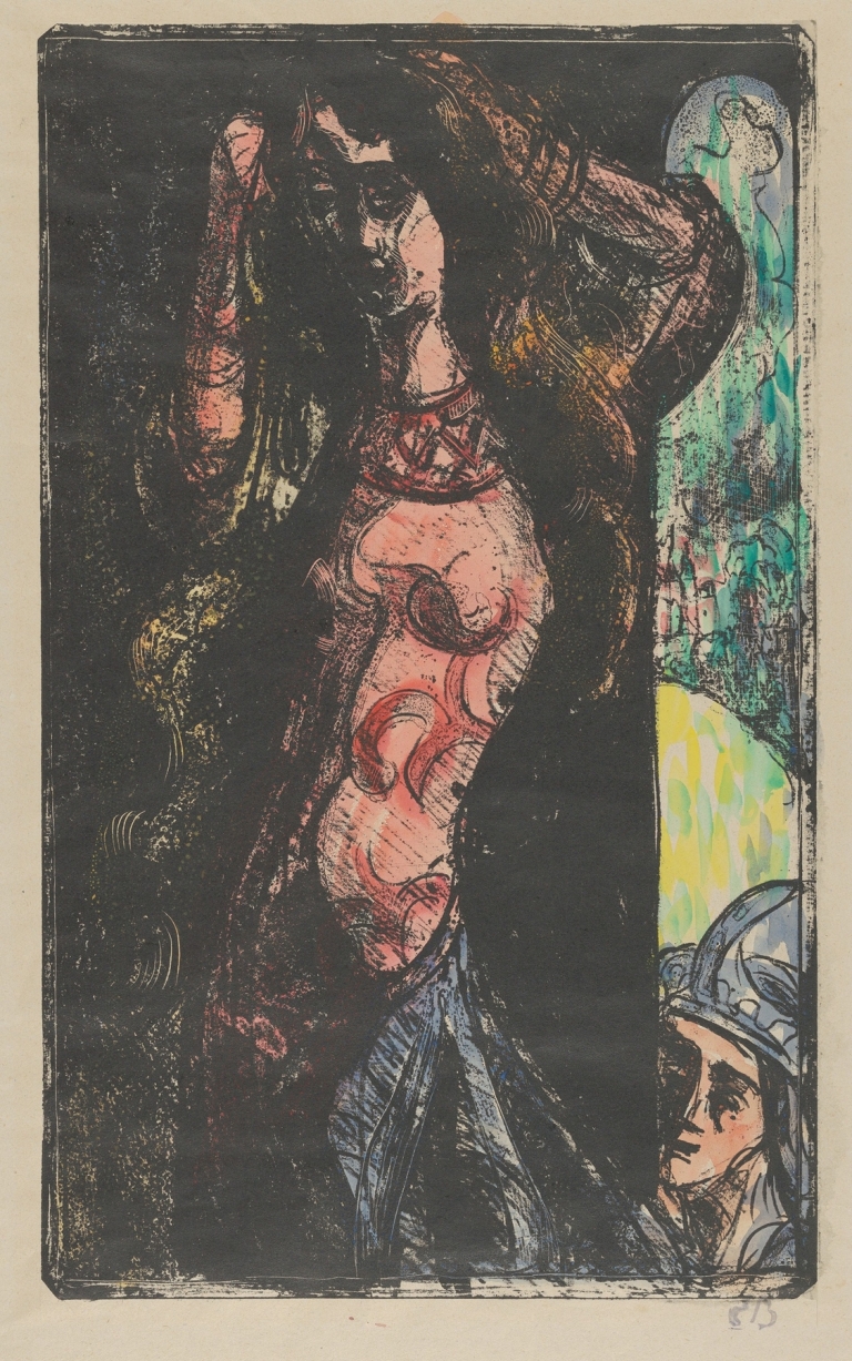Countess Brushes Her Hair by Emile Bernard