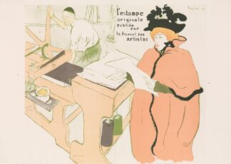 Cover for ‘L’Estampe originale, Album I, publiée par les Journal des Artistes’ by Henri de Toulouse-Lautrec