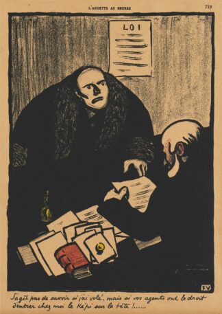 Crimes And Punishments; The question is, not whether… by Félix Vallotton