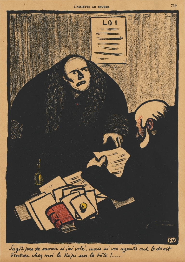 Crimes And Punishments; The question is, not whether… by Félix Vallotton