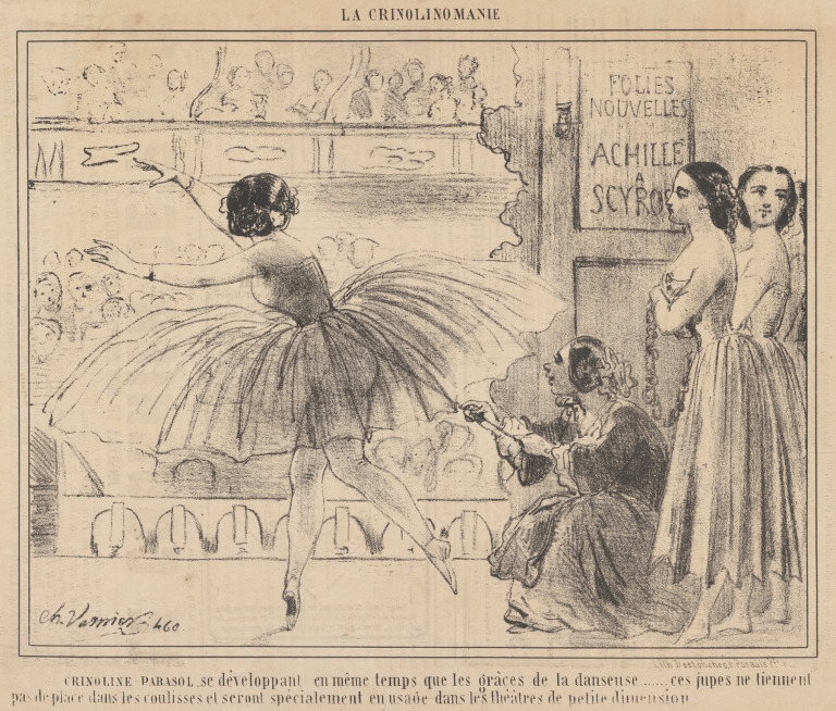 Crinoline parasol by Charles Vernier