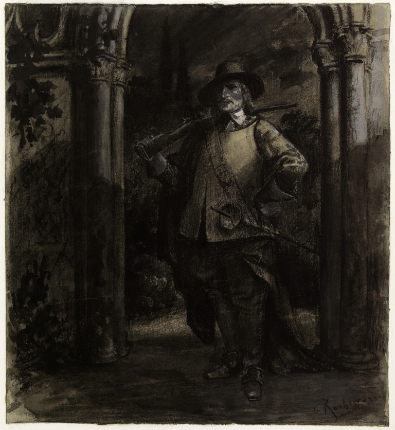 Cromwell by Georges Antoine Rochegrosse