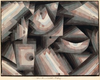 Crystal gradation by Paul Klee