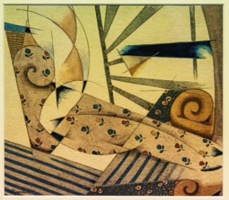 Cubic odalisque by Georges Gaudion
