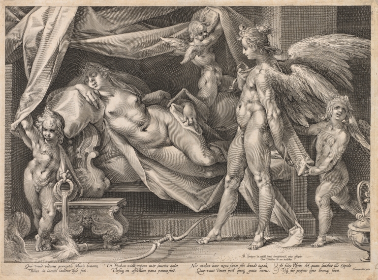 Cupid and Psyche by Jan Muller
