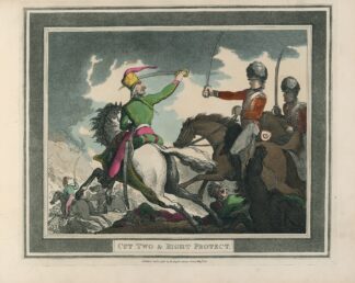 Cut Two & Right Protect by Thomas Rowlandson