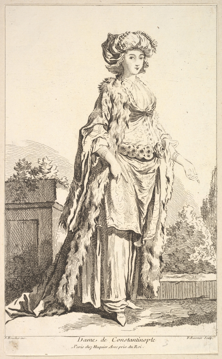 Dame de Constantinople, plate 5 by François Boucher