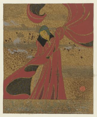 Danaé ; Cape du soir de Paul Poiret by Charles Martin