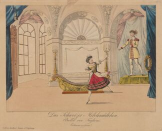 Das schweizer Milchmädchen, Ballet von Taglioni, Erkennungsscene by Johann Christian Schoeller