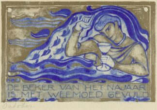 De beker van het najaar is met weemoed gevuld, october by Willem Arondéus