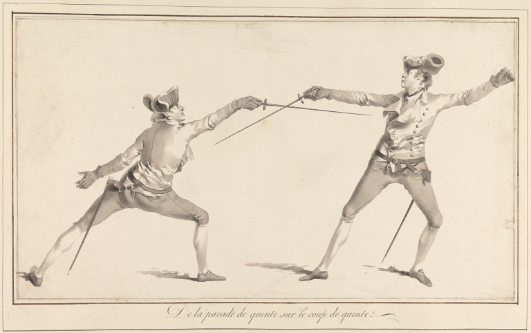De la Parade Dequinte sur le Coup de Quinte by James Gwin