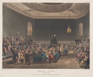 Debating Society, Piccadilly by Thomas Rowlandson