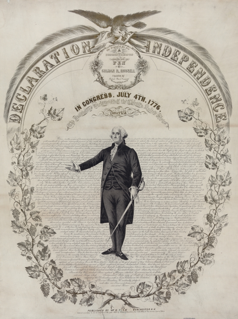 Declaration of Independence by John H. Bufford's & Sons