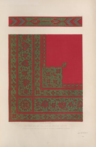Decoration of an Indian saddle cover by Matthew Digby Wyatt
