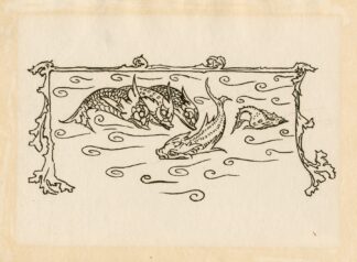 Decorative tail-piece to page 46 of Bell’s edition of The tempest by Robert Anning Bell