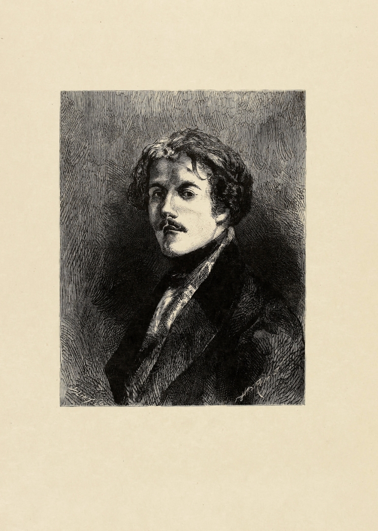 Delacroix by Edmond Morin