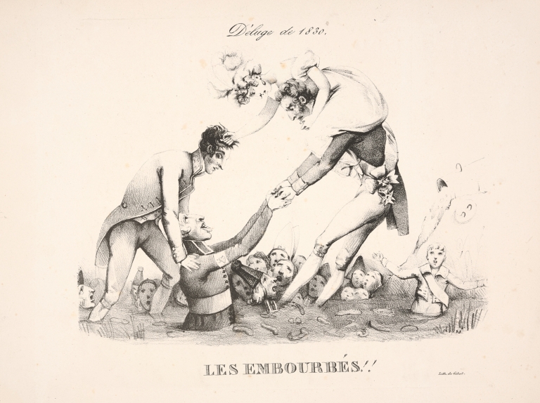 Deluge de 1830. Les embourbes!! by Gobert