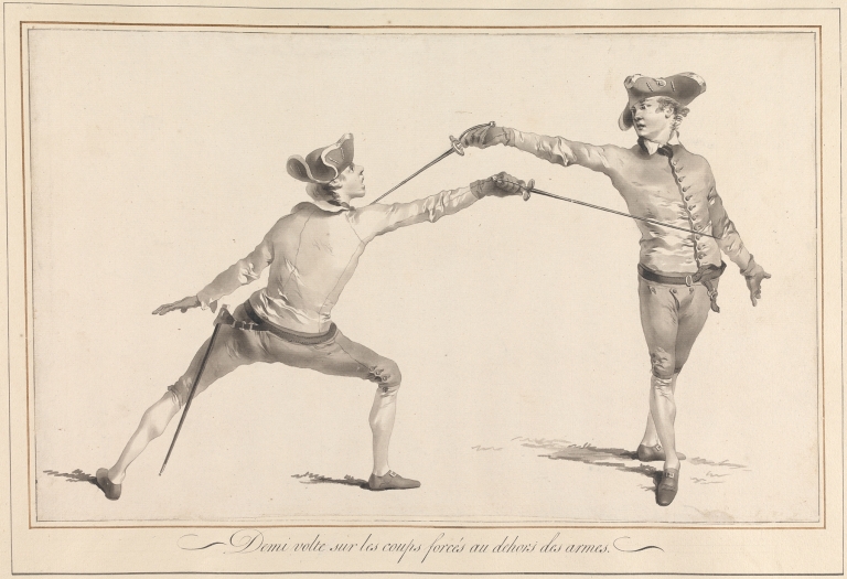 Demi Volte sur les Coups Forcés au Dehors des Armes by James Gwin