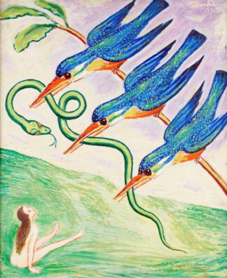Den bortrövade ormen by Nils Dardel