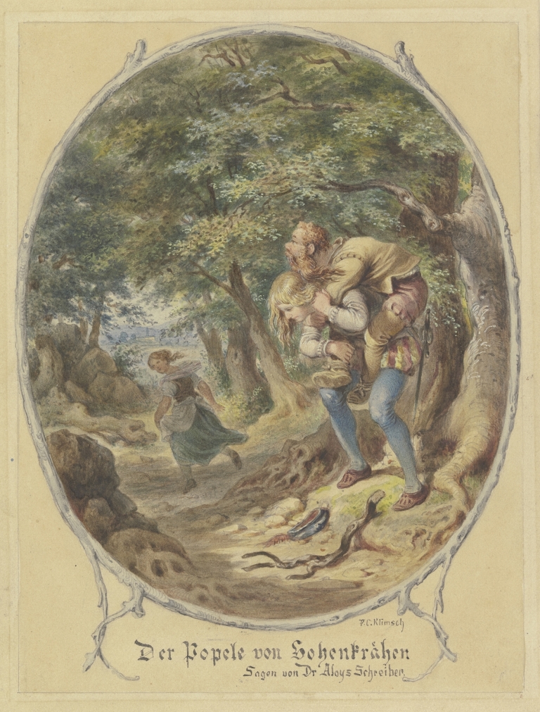 Der Popele von Hohenkrähen by Ferdinand Karl Klimsch