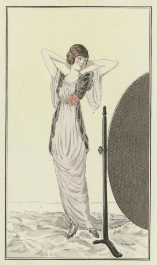 Deshabillé de Mousselin. by Fernand Siméon