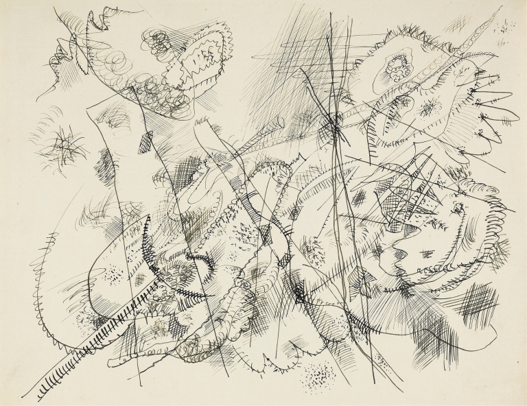 Design for an etching by Wassily Kandinsky