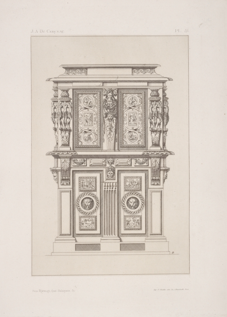 Design for architectural structure. by André-Charles Boulle