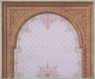 Design for Ceiling, Hôtel Cottier by Jules-Edmond-Charles Lachaise