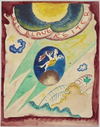 Design for the cover of the almanac ‘The Blue Rider’ III by Wassily Kandinsky