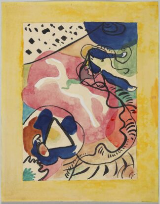 Design for the cover of the almanac ‘The Blue Rider’ IV by Wassily Kandinsky