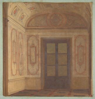 Design for the Vestibule of the Chateau de Lude by Jules-Edmond-Charles Lachaise