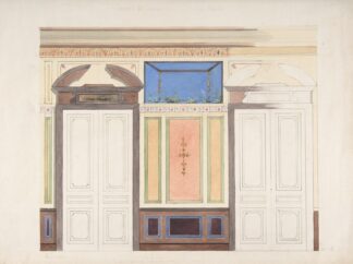 Design for Wall Elevation, Hôtel Candamo by Jules-Edmond-Charles Lachaise